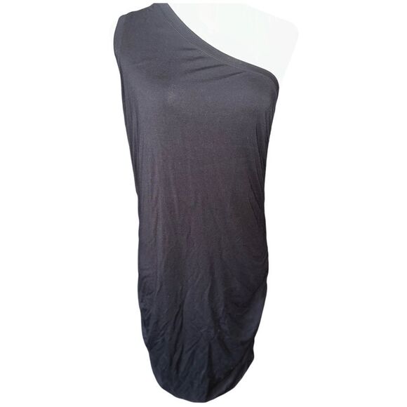 Good American | Good Touch Ruched One Shoulder Mini Dress Size 5 / 2XL - Picture 2 of 7